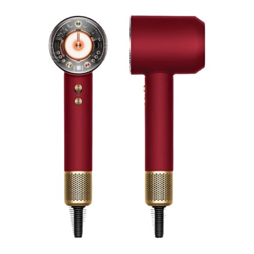 Фен Dyson Supersonic HD16 Nural Hair Dryer Straight+Wavy Gift Edition (Red Velvet/Gold) - изображение 1