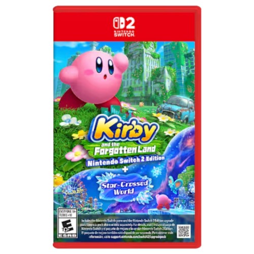 Игра Kirby and the Forgotten Land + Star-Crossed World для Nintendo Switch 2, английская версия