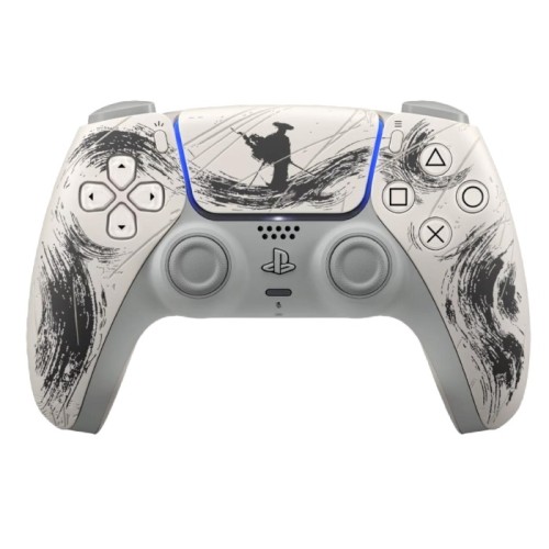Беспроводной геймпад Sony DualSense для PlayStation 5 Ghost of Yotei Black Limited Edition - изображение 1