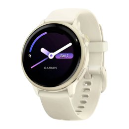 Умные часы Garmin vivoactive 6, силиконовый ремешок цвета кости - изображение 1
