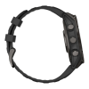 Умные часы Garmin fenix 8, 47 мм, AMOLED, титан с DLC, сапфир, силиконовый ремешок цвета чёрный/«серая галька» - миниатюра 2