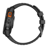 Умные часы Garmin fenix 7 Pro Solar Edition, 47 мм, чёрный силиконовый ремешок - миниатюра 3