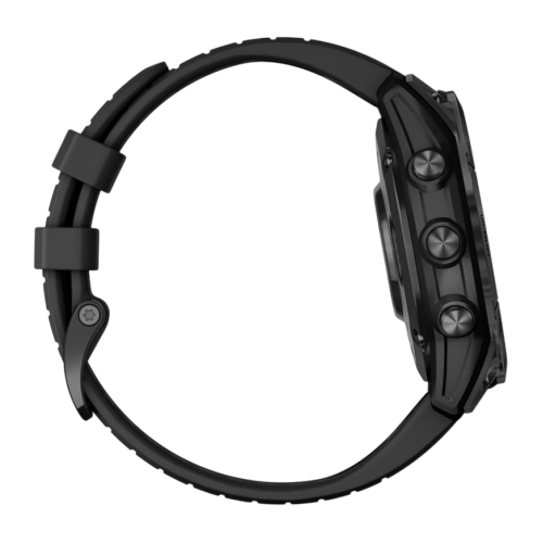 Умные часы Garmin fenix 7 Pro Solar Edition, 47 мм, чёрный силиконовый ремешок - изображение 4