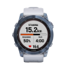 Умные часы Garmin fenix 7X Sapphire Solar Edition, 51 мм, силиконовый ремешок цвета «Уайтстоун»
