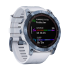 Умные часы Garmin fenix 7X Sapphire Solar Edition, 51 мм, силиконовый ремешок цвета «Уайтстоун» - миниатюра 3
