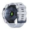 Умные часы Garmin fenix 7X Sapphire Solar Edition, 51 мм, силиконовый ремешок цвета «Уайтстоун» - миниатюра 4