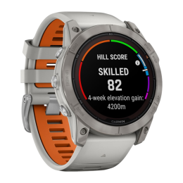 Умные часы Garmin fenix 7X Pro Sapphire Solar Edition, 51 мм, силиконовый ремешок цвета «серый туман»/«жжёный апельсин» - изображение 5