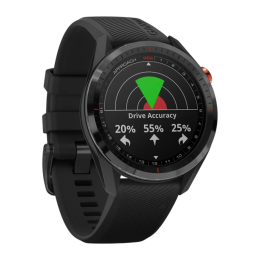 Умные часы Garmin Approach S62, чёрный силиконовый ремешок - изображение 4
