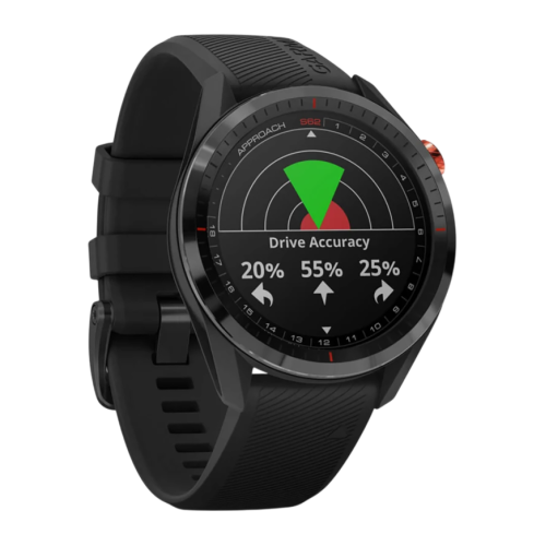 Умные часы Garmin Approach S62, чёрный силиконовый ремешок - изображение 4