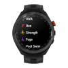 Умные часы Garmin Approach S70, 47 мм, чёрный силиконовый ремешок