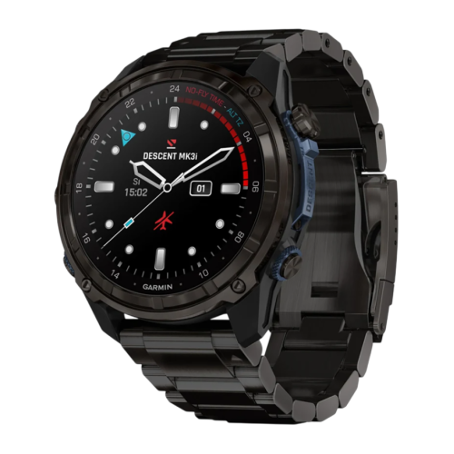 Умные часы Garmin Descent Mk3i, 51 мм, титановый блочный браслет - изображение 1