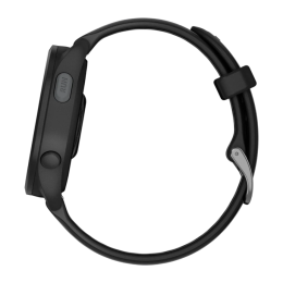 Умные часы Garmin Forerunner 165, силиконовый ремешок цвета чёрный/синевато-серый - изображение 4