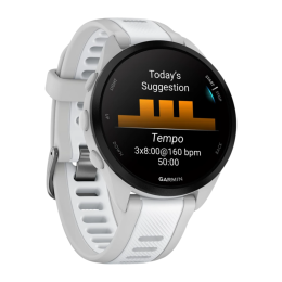 Умные часы Garmin Forerunner 165, силиконовый ремешок цвета «туманный серый»/«Уайтстоун» - изображение 4