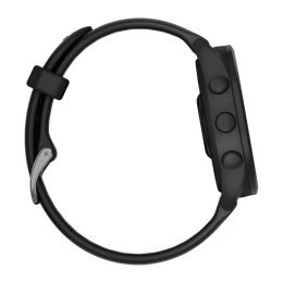Умные часы Garmin Forerunner 165 Music, силиконовый ремешок цвета чёрный/синевато-серый - изображение 2
