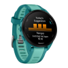 Умные часы Garmin Forerunner 165 Music, силиконовый ремешок цвета бирюзовый/«аква» - миниатюра 3
