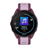 Умные часы Garmin Forerunner 165 Music, силиконовый ремешок цвета «ягодный»/лиловый
