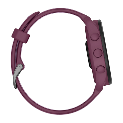 Умные часы Garmin Forerunner 165 Music, силиконовый ремешок цвета «ягодный»/лиловый - изображение 2