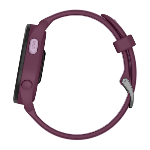 Умные часы Garmin Forerunner 165 Music, силиконовый ремешок цвета «ягодный»/лиловый - изображение 4