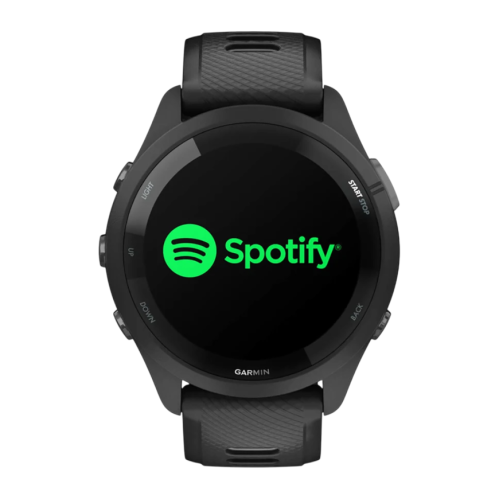 Умные часы Garmin Forerunner 265, 46 мм, силиконовый ремешок цвета чёрный/«серая пудра»