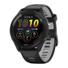 Умные часы Garmin Forerunner 265, 46 мм, силиконовый ремешок цвета чёрный/«серая пудра» - миниатюра 1