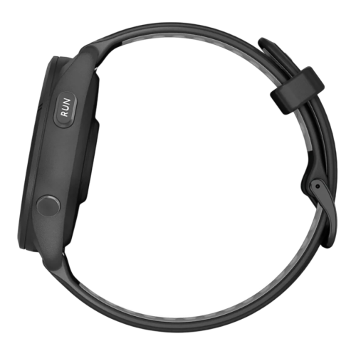 Умные часы Garmin Forerunner 265, 46 мм, силиконовый ремешок цвета чёрный/«серая пудра» - изображение 2