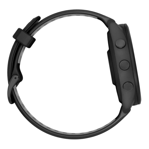Умные часы Garmin Forerunner 265, 46 мм, силиконовый ремешок цвета чёрный/«серая пудра» - изображение 4