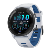 Умные часы Garmin Forerunner 265, 46 мм, силиконовый ремешок цвета «Уайтстоун»/«морской прилив» - миниатюра 1