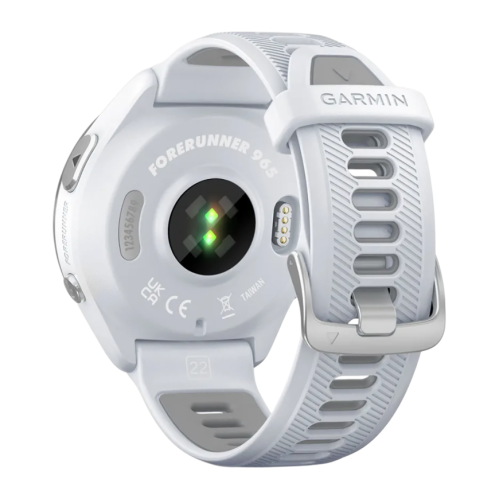Умные часы Garmin Forerunner 965, силиконовый ремешок цвета «Уайтстоун»/«серая пудра» - изображение 4