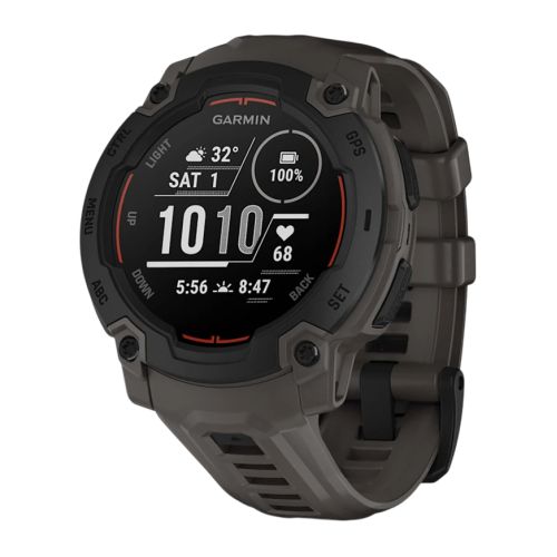 Умные часы Garmin Instinct E, 45 мм, силиконовый ремешок угольного цвета - изображение 1