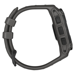Умные часы Garmin Instinct E, 45 мм, силиконовый ремешок угольного цвета - изображение 4