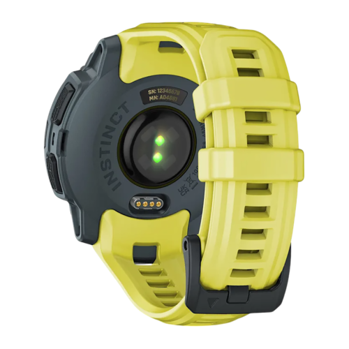 Умные часы Garmin Instinct E, 45 мм, силиконовый ремешок цвета «электрический лайм» - изображение 1