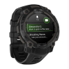 Умные часы Garmin Instinct 3, 45 мм, AMOLED, чёрный силиконовый ремешок - миниатюра 2
