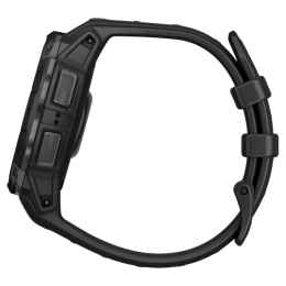 Умные часы Garmin Instinct 3, 45 мм, AMOLED, чёрный силиконовый ремешок - изображение 3