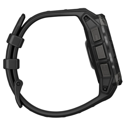 Умные часы Garmin Instinct 3, 45 мм, AMOLED, чёрный силиконовый ремешок - изображение 4