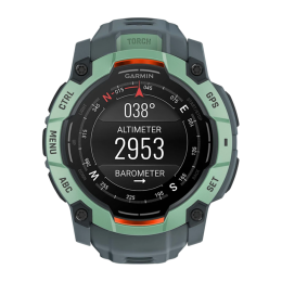 Умные часы Garmin Instinct 3, 50 мм, AMOLED, силиконовый ремешок сумеречного цвета
