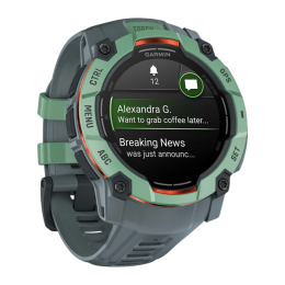 Умные часы Garmin Instinct 3, 50 мм, AMOLED, силиконовый ремешок сумеречного цвета - изображение 3
