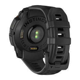 Умные часы Garmin Instinct 3, 45 мм, Solar, чёрный силиконовый ремешок - изображение 2