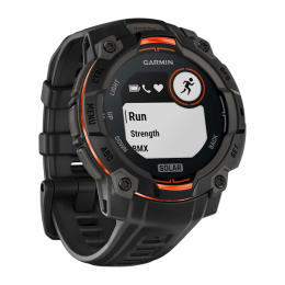 Умные часы Garmin Instinct 3, 45 мм, Solar, чёрный силиконовый ремешок - изображение 3