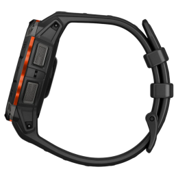 Умные часы Garmin Instinct 3, 45 мм, Solar, чёрный силиконовый ремешок - изображение 4