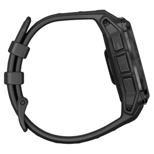 Умные часы Garmin Instinct 3, 45 мм, Solar, Tactical Edition, чёрный силиконовый ремешок - изображение 3