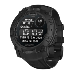 Умные часы Garmin Instinct 3, 50 мм, Solar, Tactical Edition, чёрный силиконовый ремешок - изображение 1