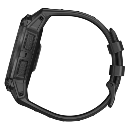 Умные часы Garmin Instinct 3, 50 мм, Solar, Tactical Edition, чёрный силиконовый ремешок - изображение 4