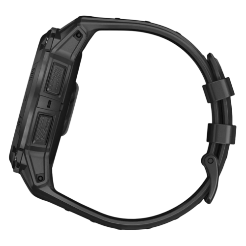 Умные часы Garmin Instinct 3, 50 мм, Solar, Tactical Edition, чёрный силиконовый ремешок - изображение 4