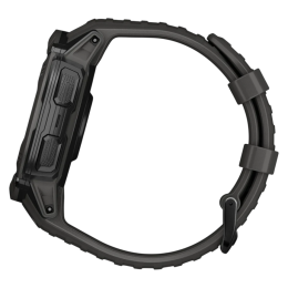 Умные часы Garmin Instinct 2X Solar Standard Edition, 50 мм, силиконовый ремешок графитового цвета - изображение 3