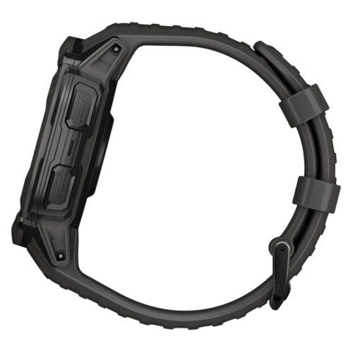 Умные часы Garmin Instinct 2X Solar Standard Edition, 50 мм, силиконовый ремешок графитового цвета - изображение 3