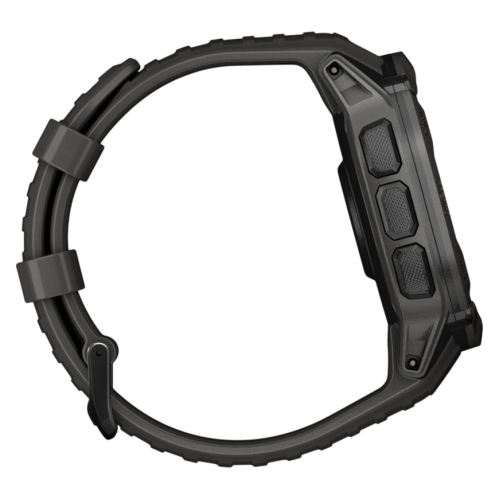 Умные часы Garmin Instinct 2X Solar Standard Edition, 50 мм, силиконовый ремешок графитового цвета - изображение 4