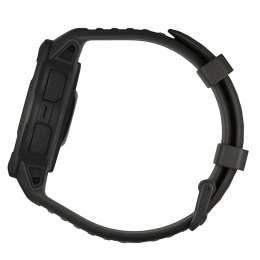 Умные часы Garmin Instinct 2 Solar, 45 мм, силиконовый ремешок графитового цвета - изображение 1