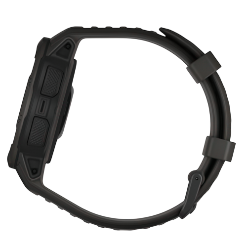 Умные часы Garmin Instinct 2 Solar, 45 мм, силиконовый ремешок графитового цвета - изображение 1