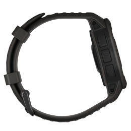 Умные часы Garmin Instinct 2 Solar, 45 мм, силиконовый ремешок графитового цвета - изображение 3