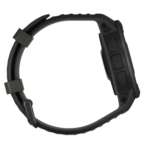 Умные часы Garmin Instinct 2 Solar, 45 мм, силиконовый ремешок графитового цвета - изображение 3
